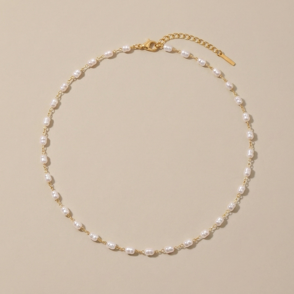 Choker Perlas de Río Blancas
