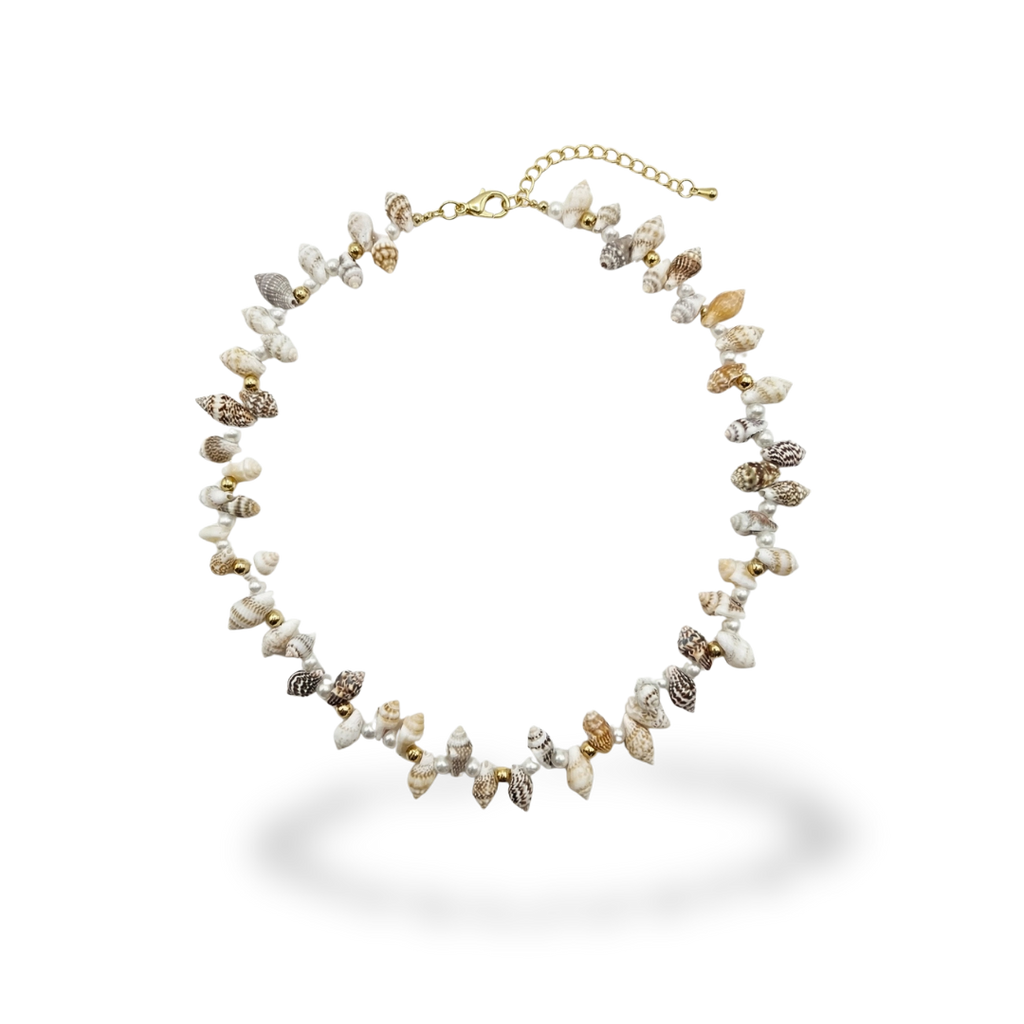 Collar de Conchas y Perlas
