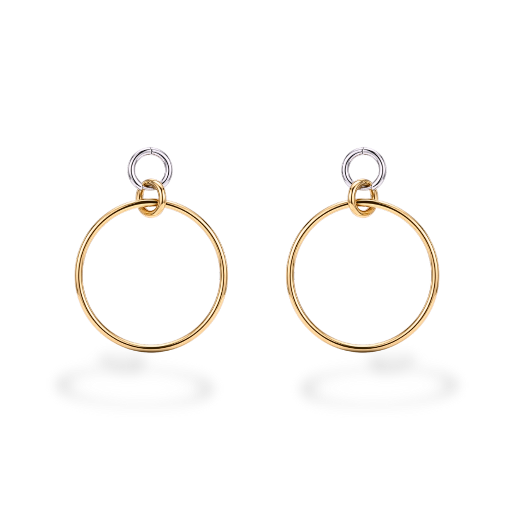 Pendientes Aro Dorado Minimalista