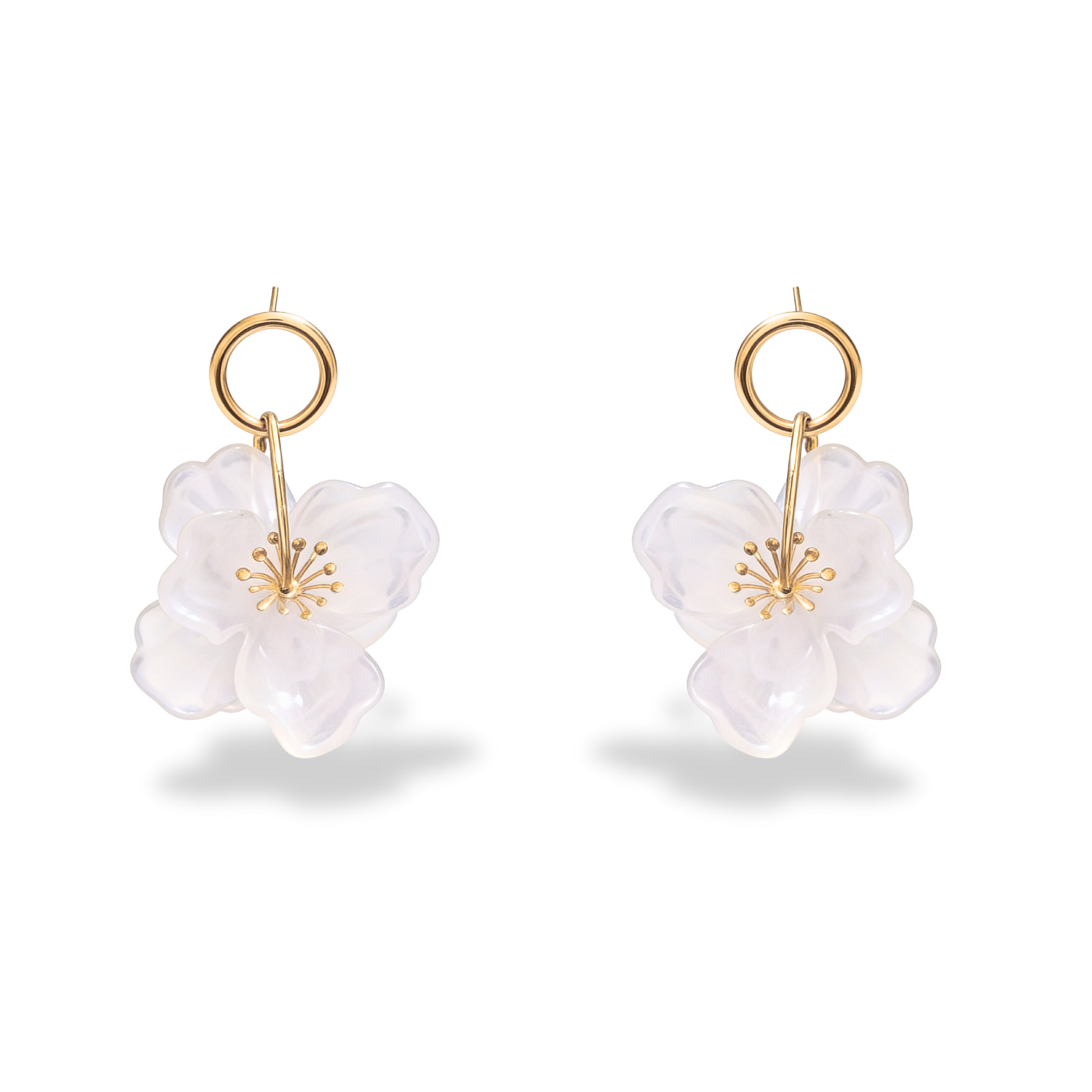 Pendientes Flor Dorados
