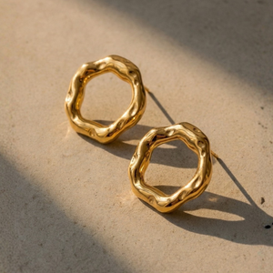 pendientes oro clasica