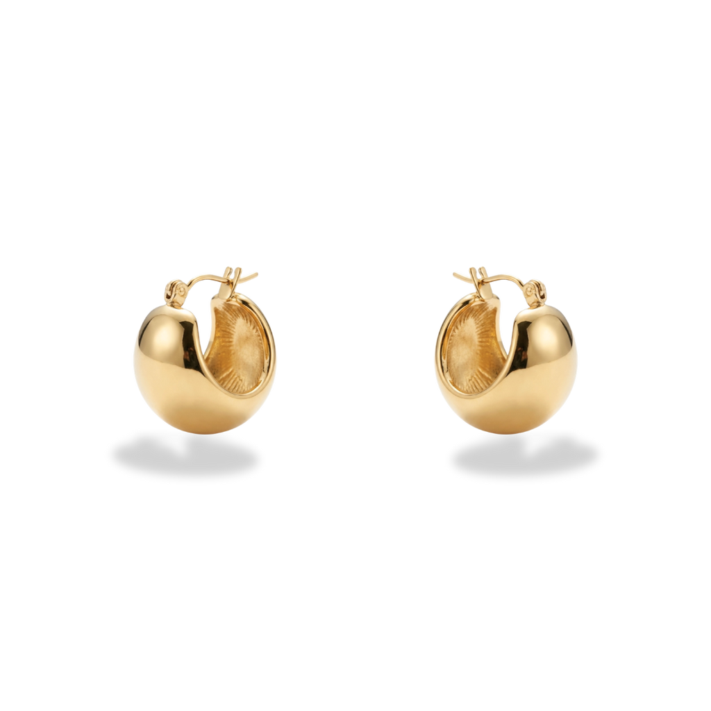 Pendientes de Aro Clásicos Dorados