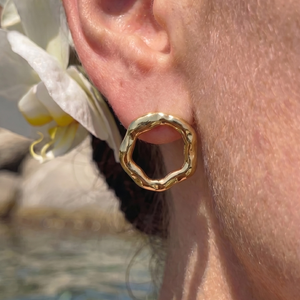 Pendientes de botón statement