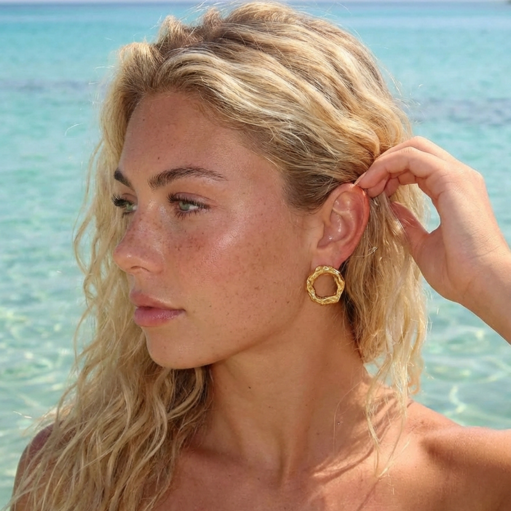 Pendientes de botón statement